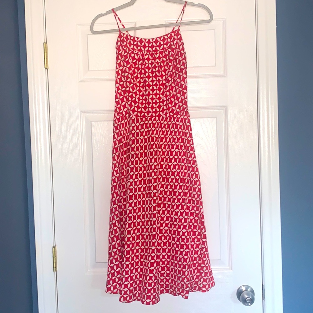 Loft Red and White dress